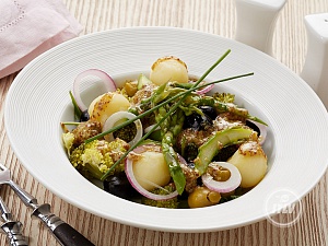 Марокканский картофельный салат с маслинами и оливками